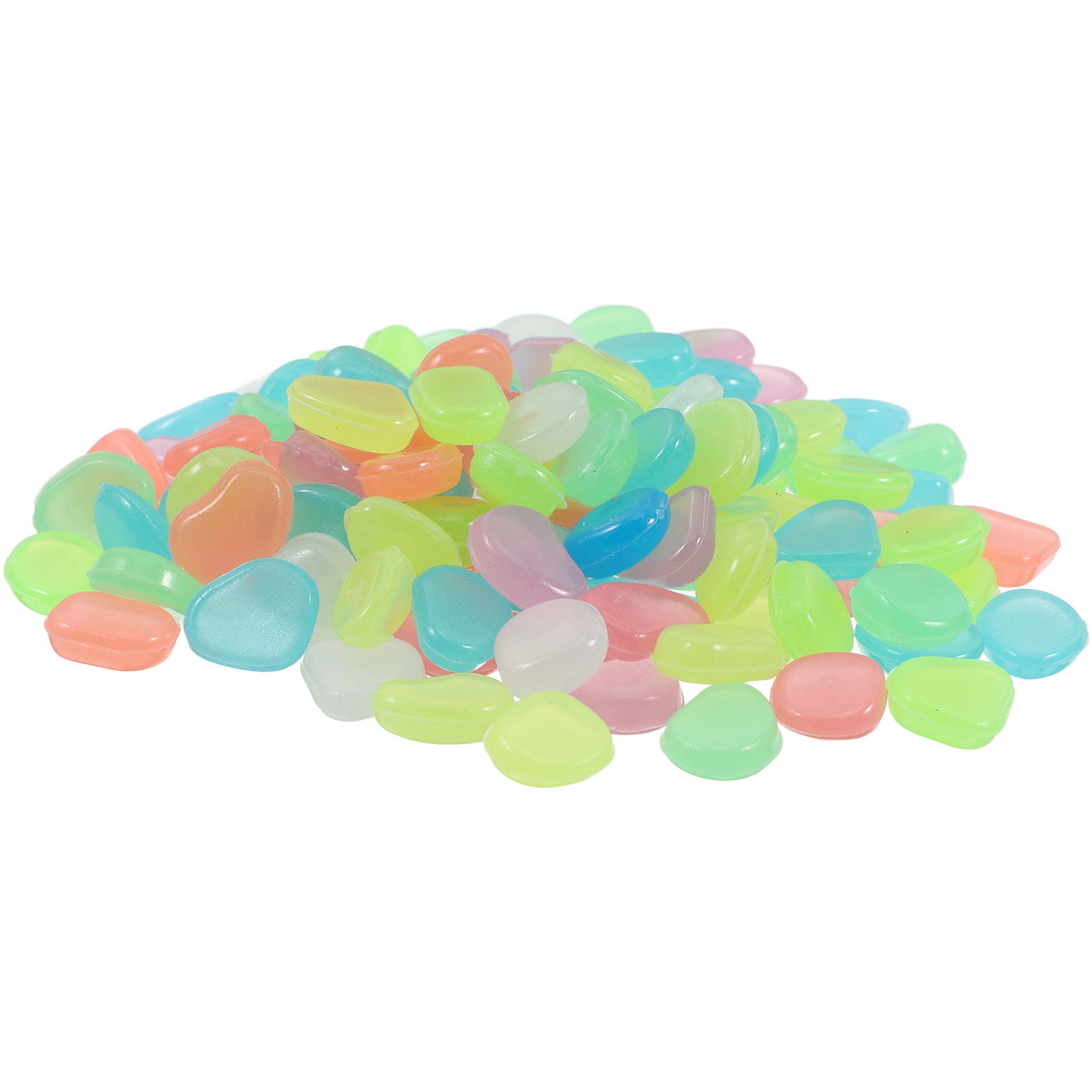 Fish Tank Gravel - 400 Adet Karanlıkta Parlayan Taşlar, Işıklı