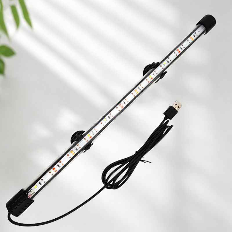 Aquarium Light - 18-58 cm USB ile Çalışan, Tam
