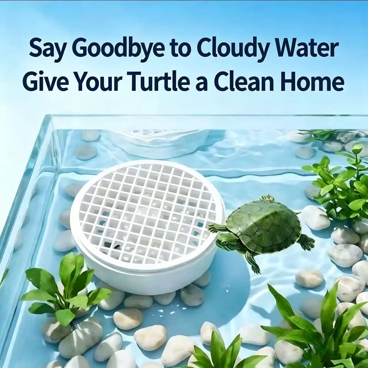 Aquarium Fish Keeping - Kaplumbağa Dışkı Toplayıcı Ayrılabilir Akvaryum Kaplumbağa