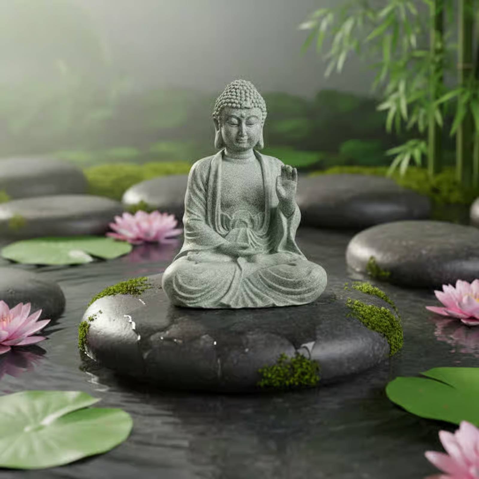 3 Parça Taş Buda Dekor Çay Evc - Aquarium Decor incelemesi ve fiyatı
