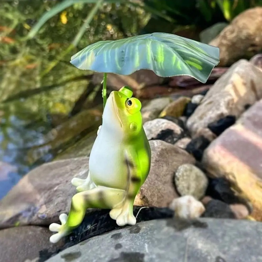 Karikatür Reçine Kurbağa Figür - Fish Aquarium Home incelemesi ve fiyatı